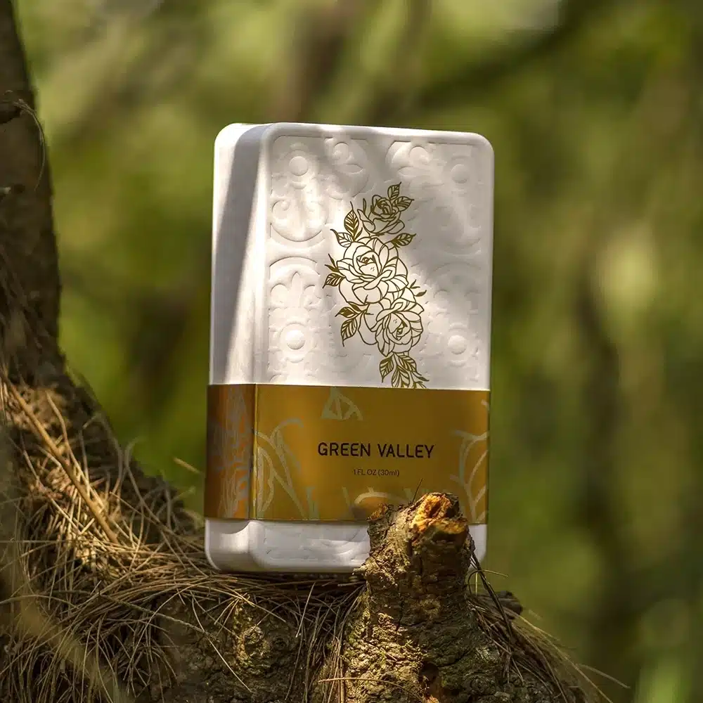 Embossed Baroque Floral Perfume Box