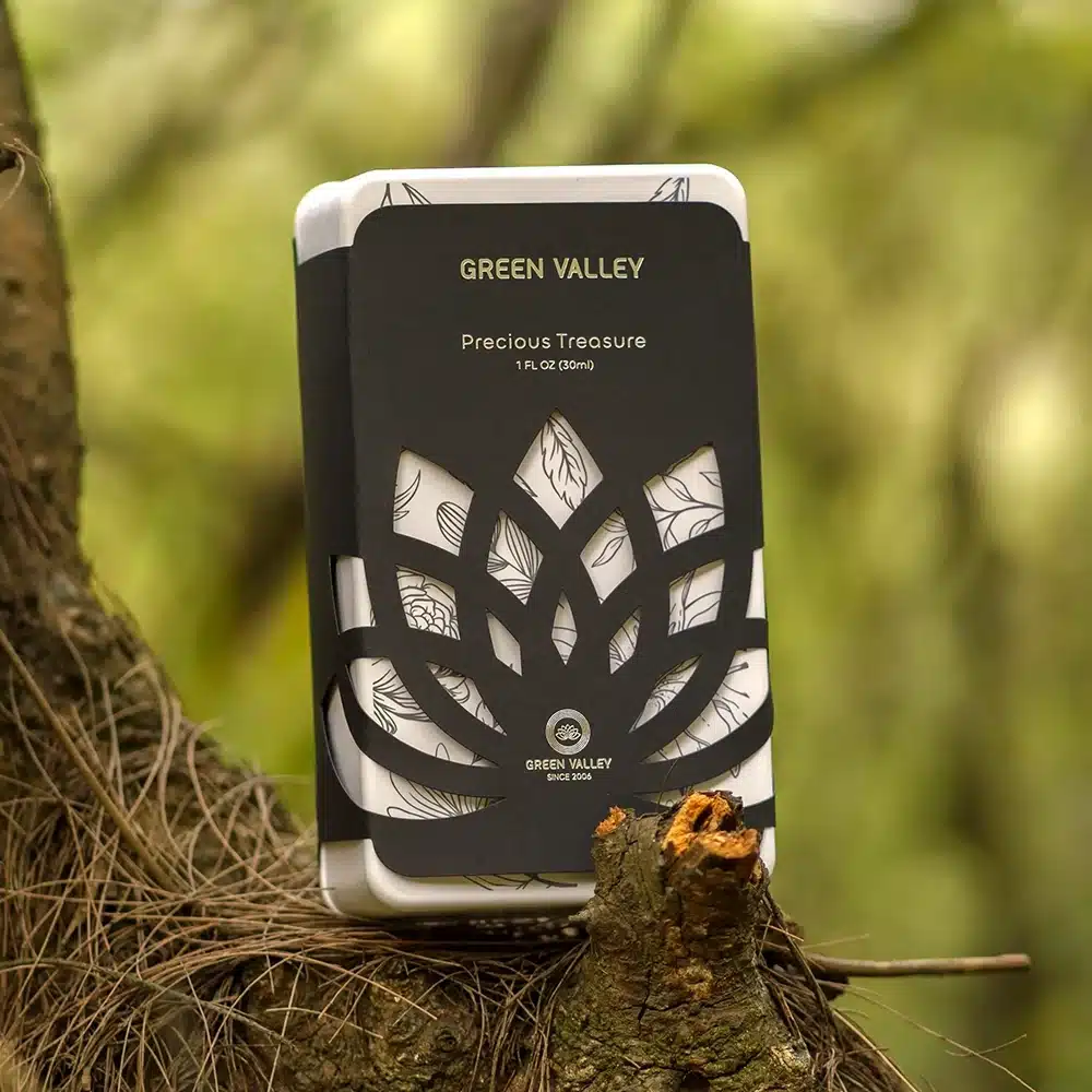 Blue Floral Line Perfume Box