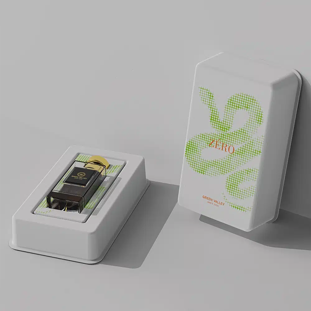 Green Snake Print Free Mold Perfume Box