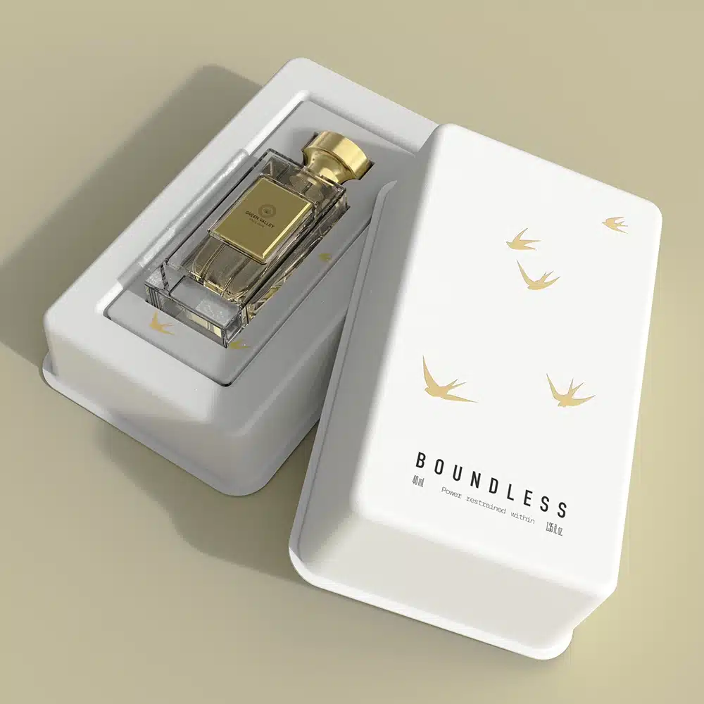 Gold Foil Swallow Stock Mold Perfume Box