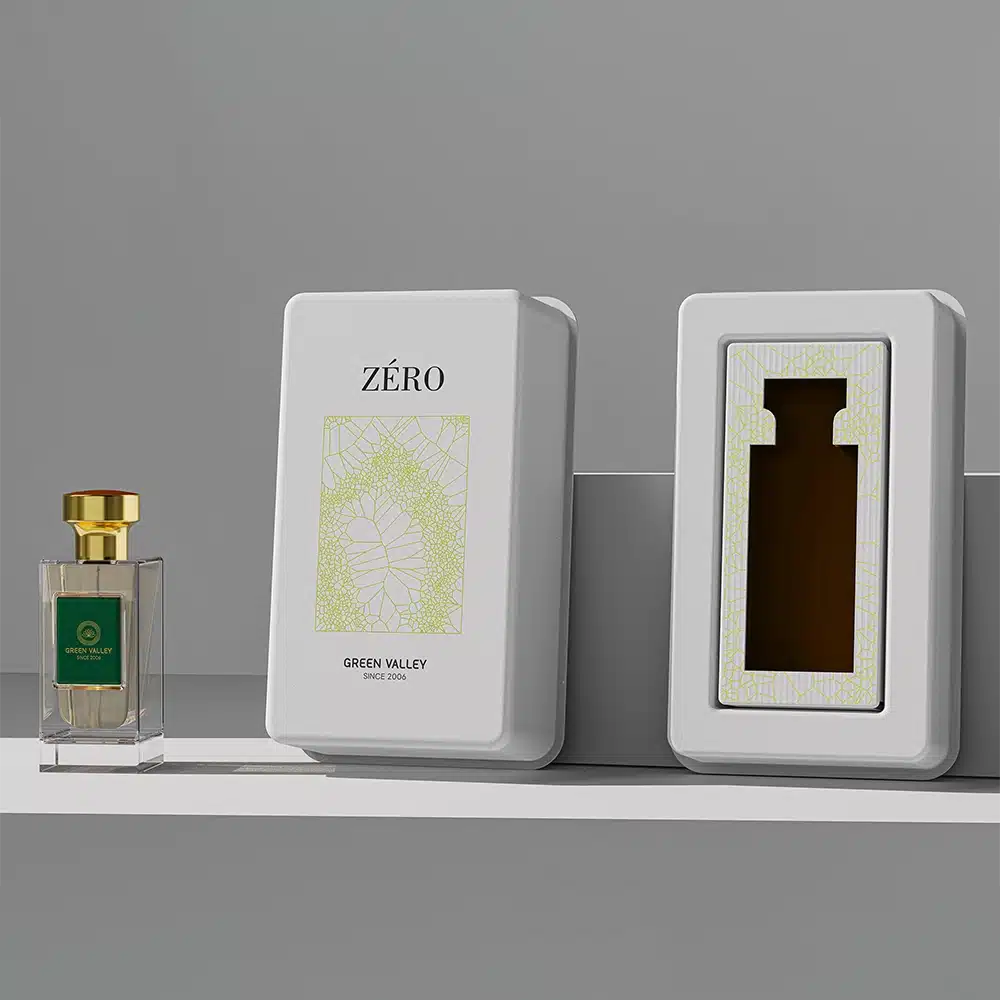 Green Geometric Stock Mold Perfume Box