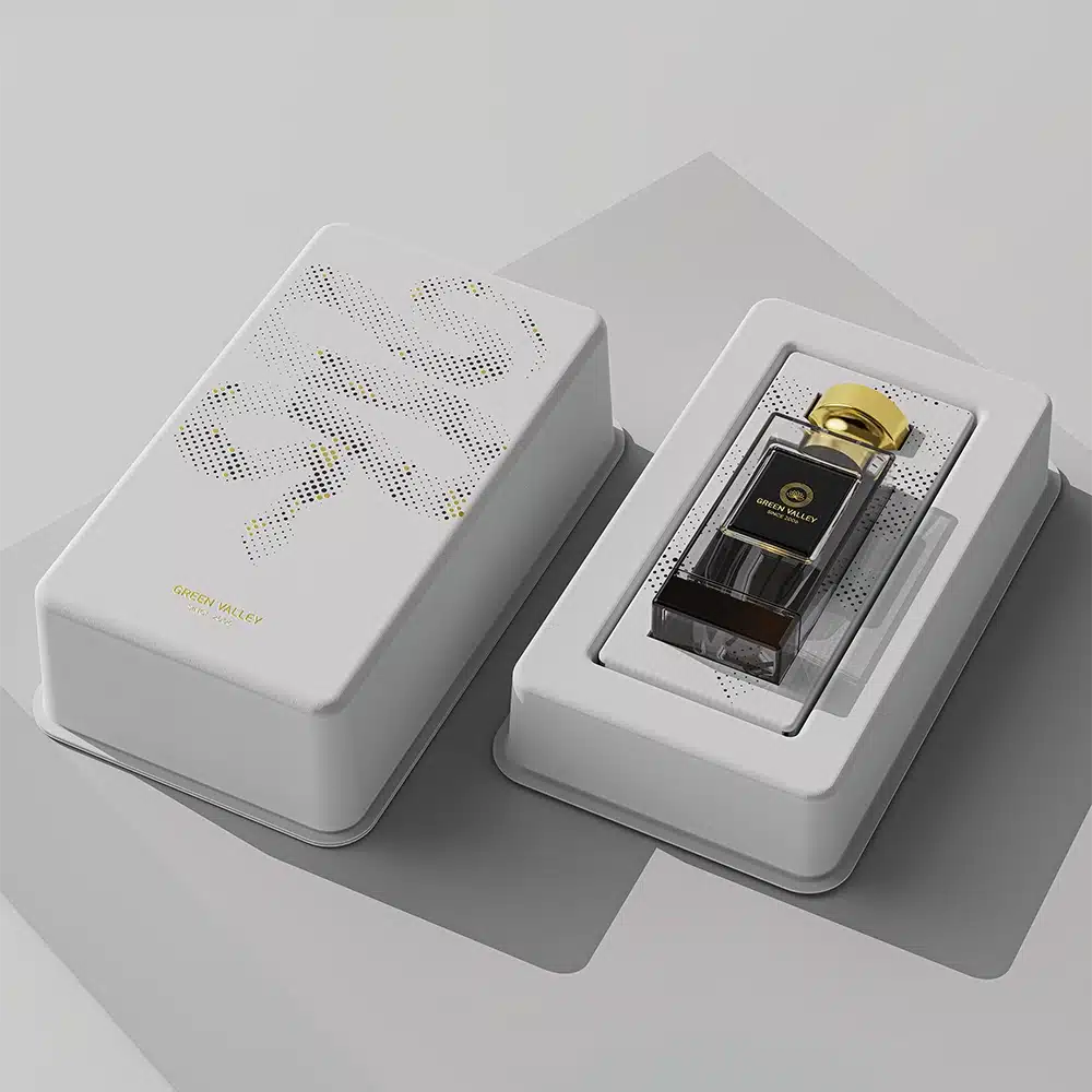 Black Snake Print Stock Mold Perfume Box