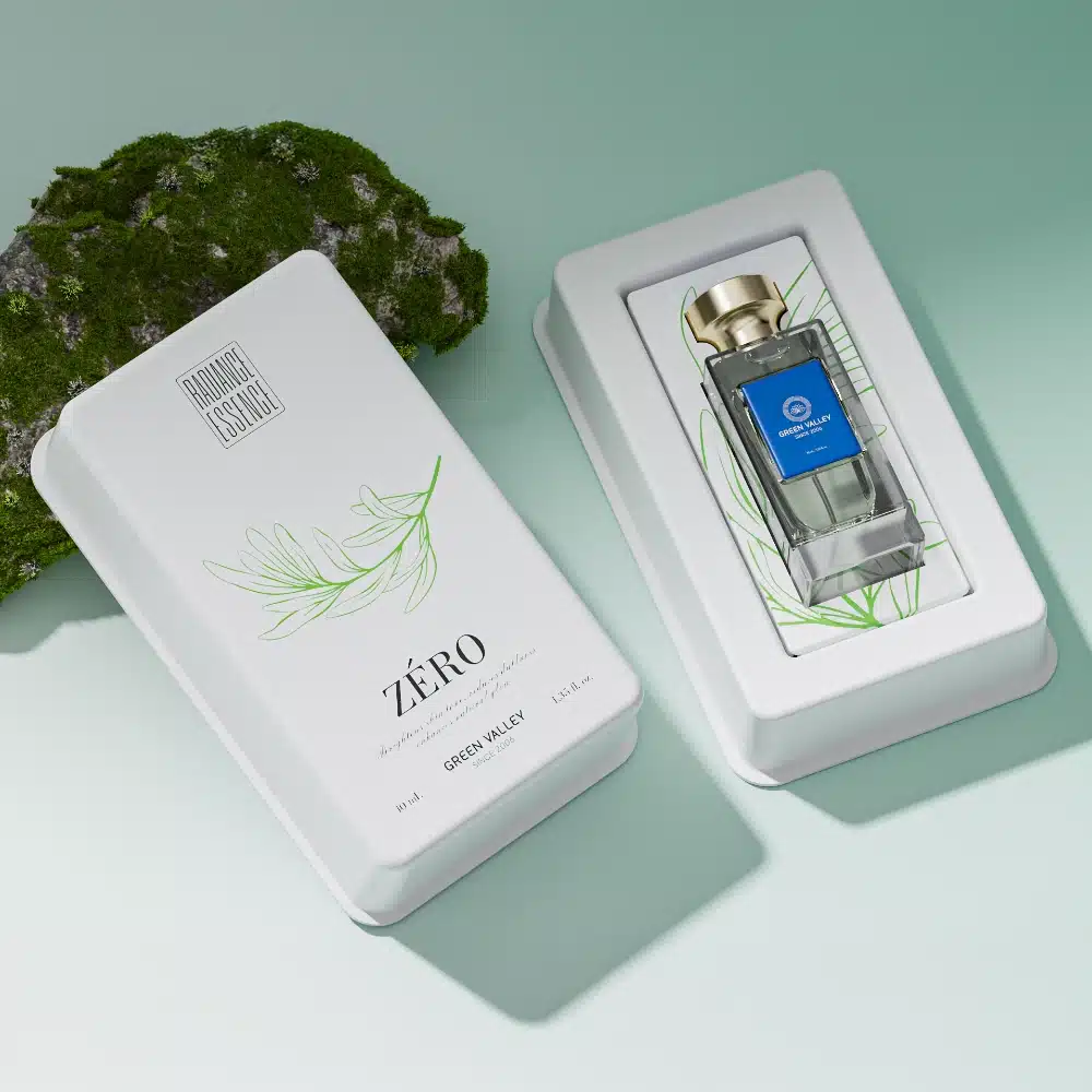 Hand-Drawn Botanical Stock Mold Perfume Box