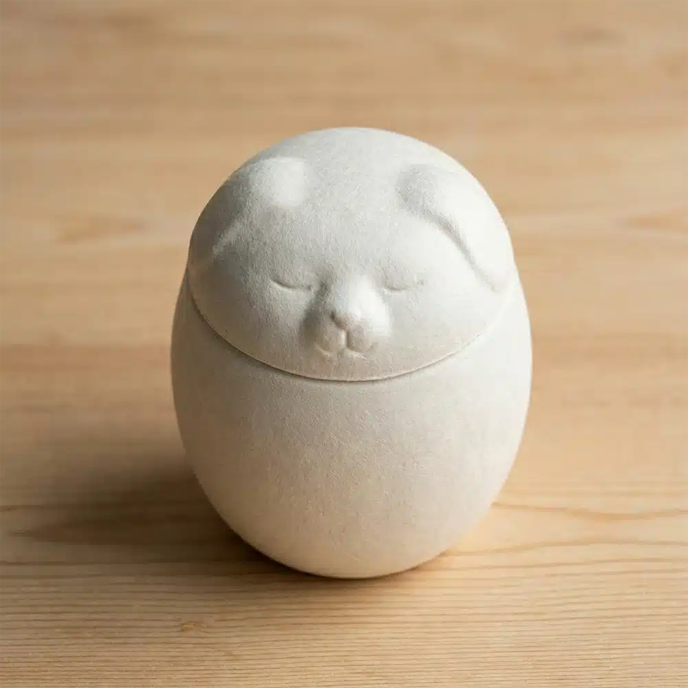 Sustainable Dog Pulp Pet Urn