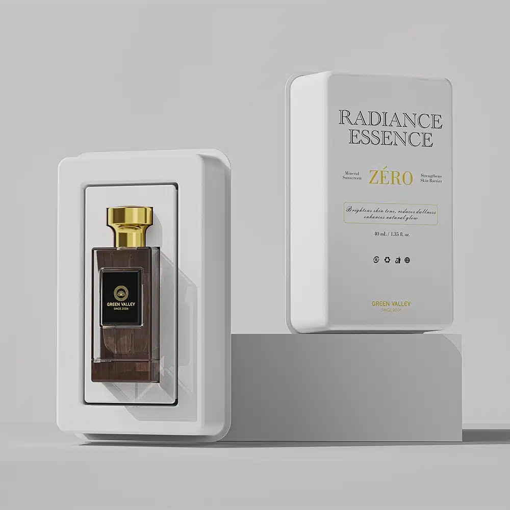 Luxury Text Print Stock Mold Perfume Box