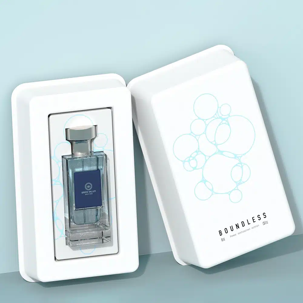 Stock Mold Blue Bubble Perfume Box