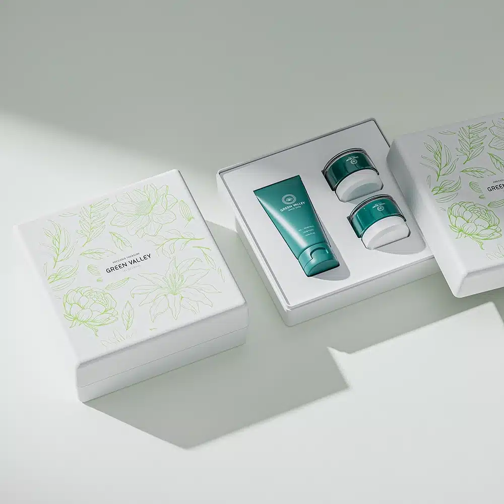 Floral Sustainable Cosmetics Packaging