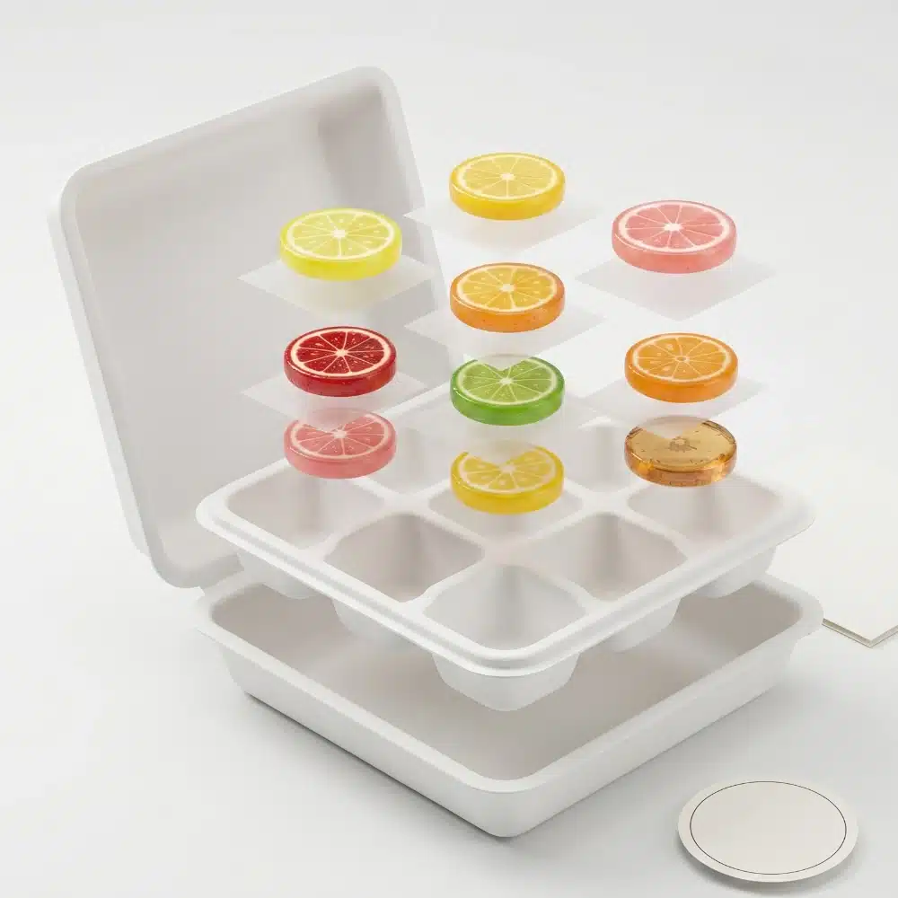 9 Cavity Candy Molded Pulp Box Wholesale