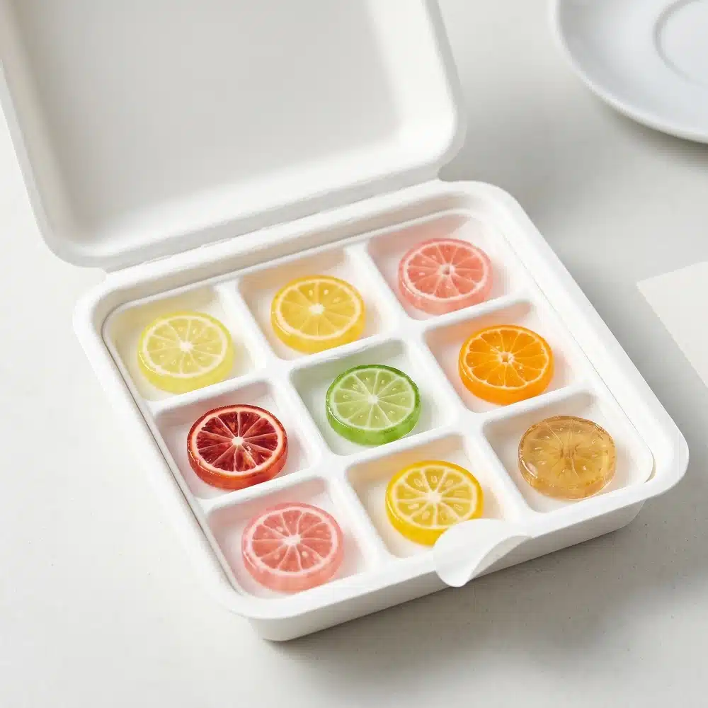 9 Cavity Candy Molded Pulp Box Wholesale