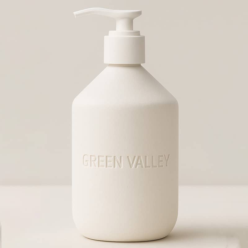 biodegradable bottle with pump
