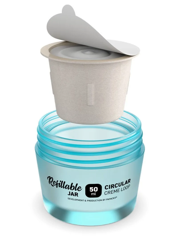Papacks Refill CAPS molded pulp cream capsules