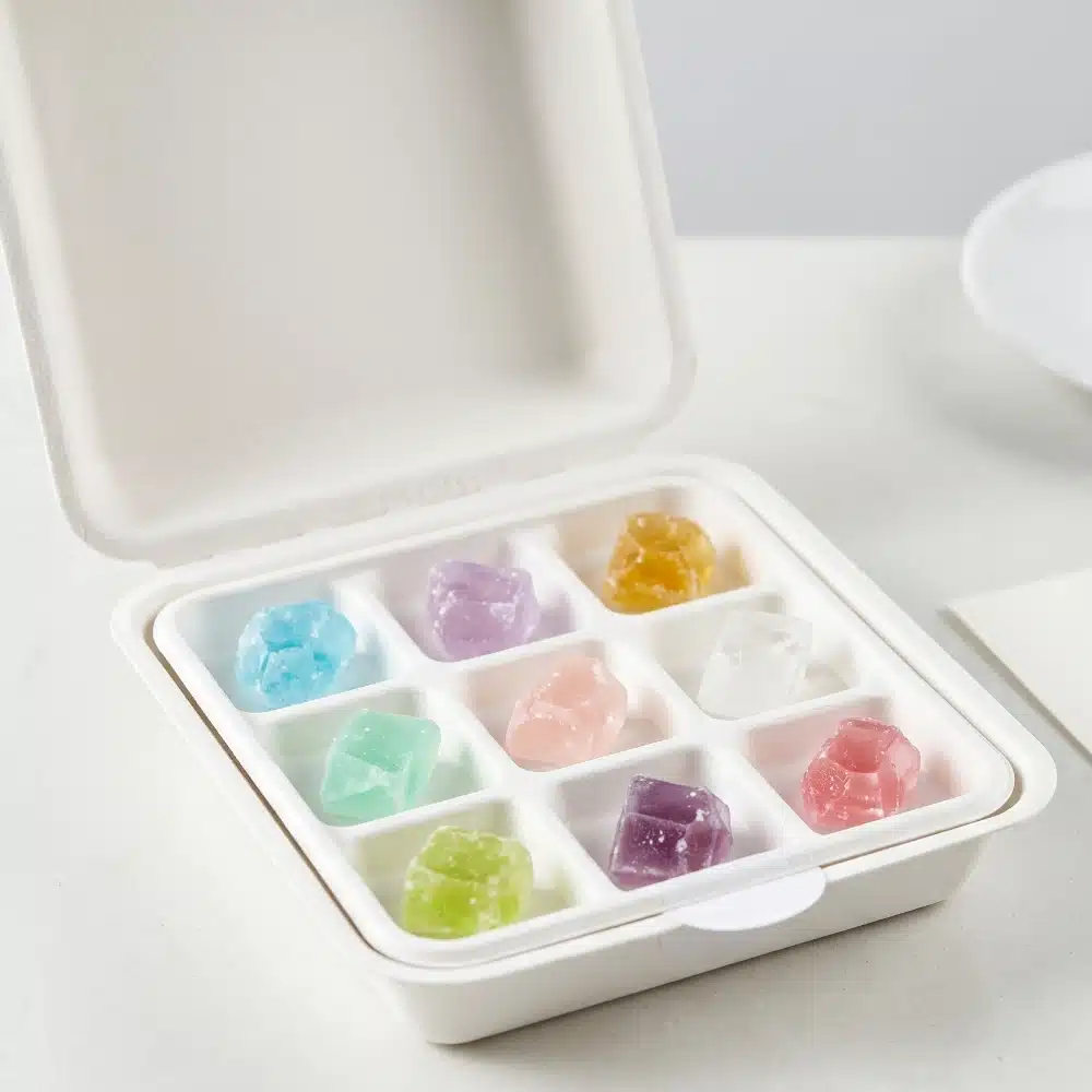 Colorful Design Molded Pulp Candy Box
