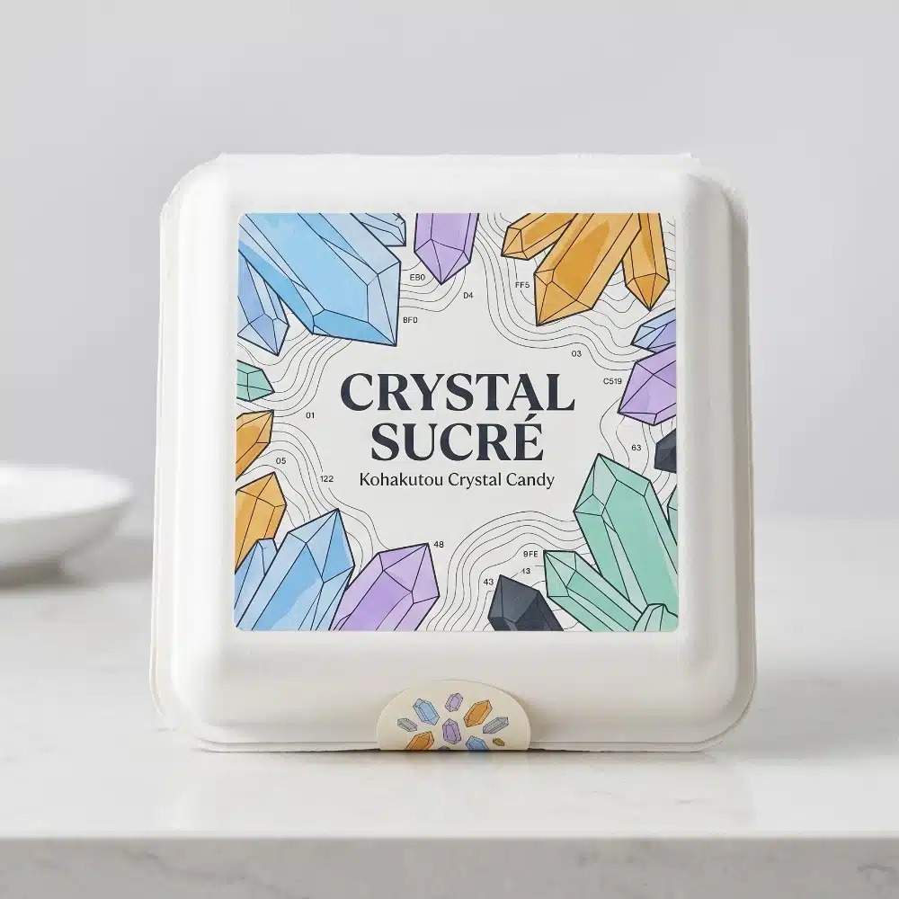Colorful Design Molded Pulp Candy Box