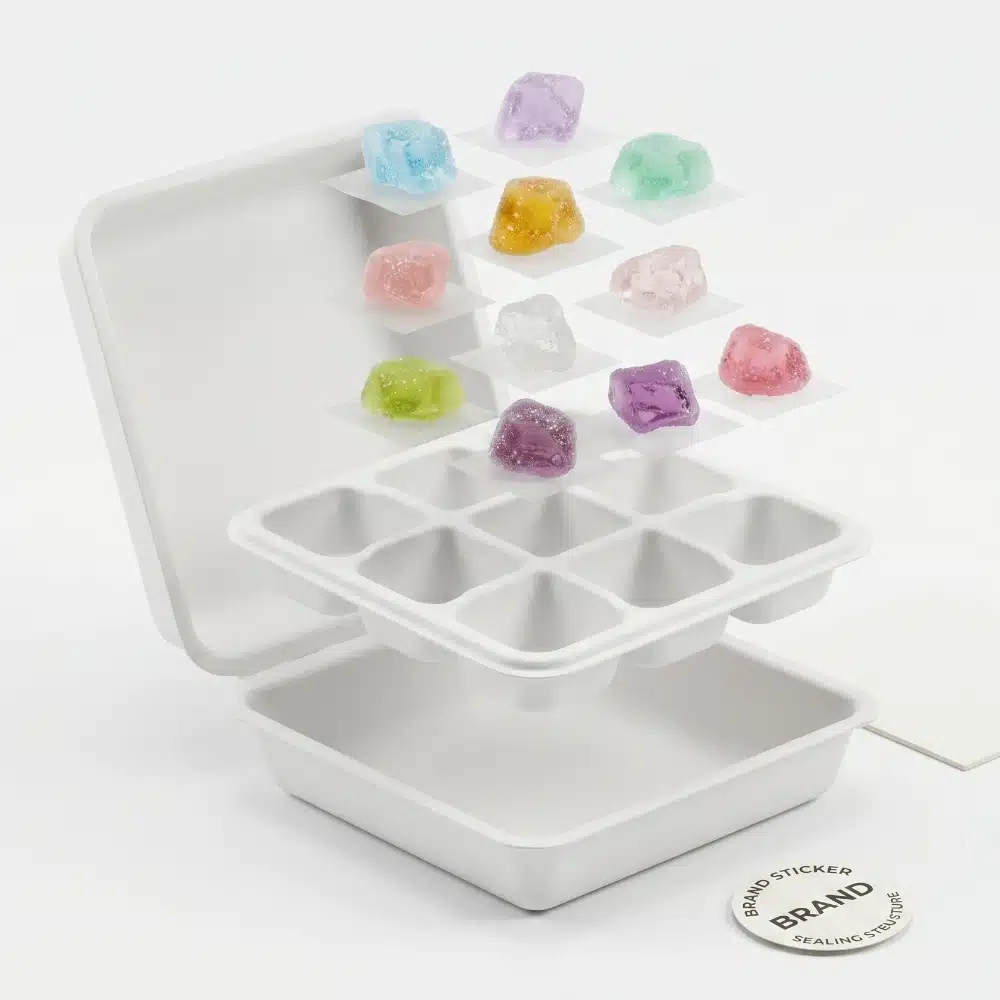 Colorful Design Molded Pulp Candy Box