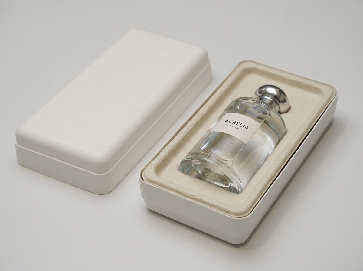 Premium sustainable packaging lineup on neutral background