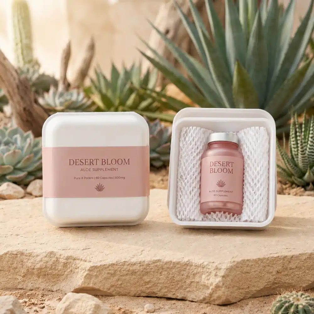 Color Blush Sleeve Biodegradable Supplement Box
