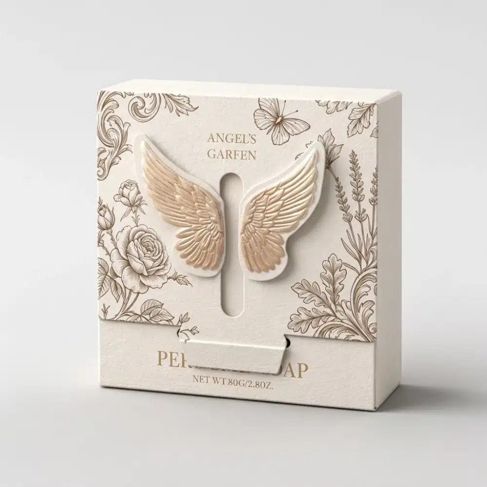 Engraved Floral Soap Paper Box Suppliers