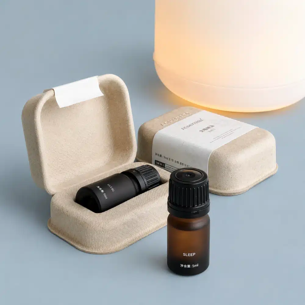 Molded Pulp Essential Oil Packaging