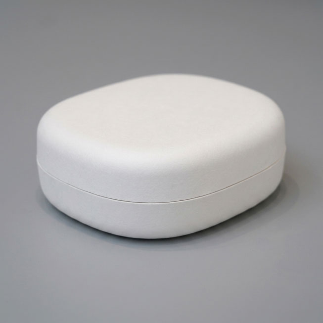 Soft Rounded Square Molded Pulp Packaging