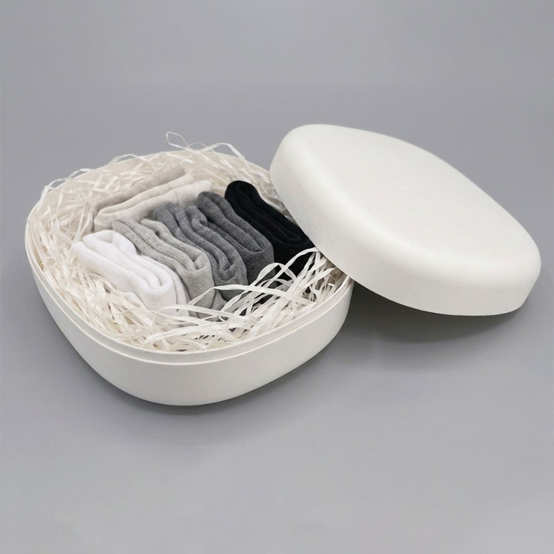 Soft Rounded Square Molded Pulp Packaging