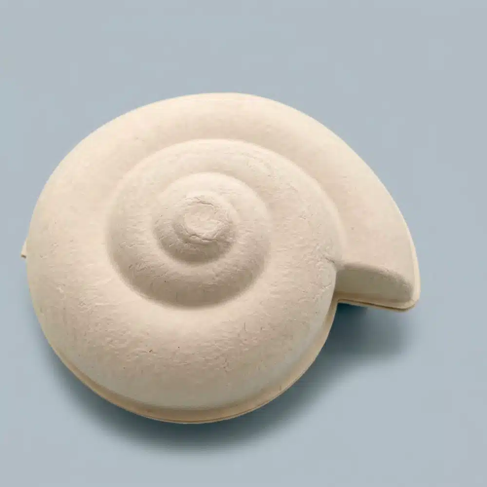 Spiral Shell Molded Pulp Soap Packaging