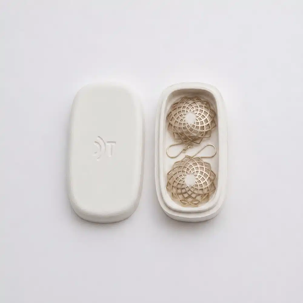 Embossed Eco Friendly Jewelry Packaging