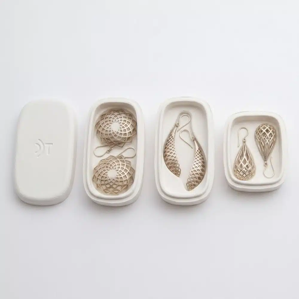 Embossed Eco Friendly Jewelry Packaging