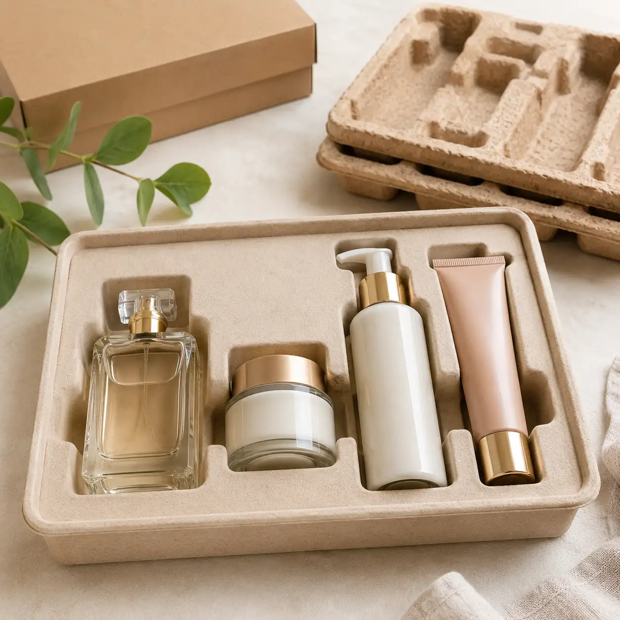 How to Choose Molded Pulp Packaging for Cosmetics: Processes, Cost Drivers, and MOQ