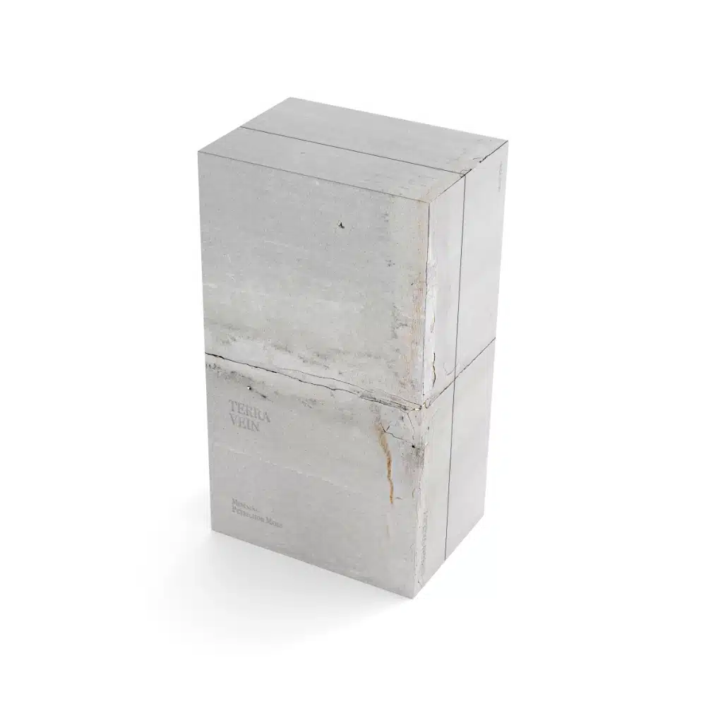 Cement Texture Flip Top Perfume Box