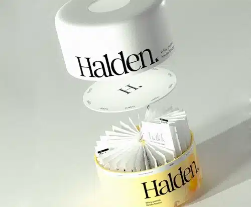 Why Is This Protein Tub Shaped Like Skin Cream? Discover the 30-Day Calendar Inside