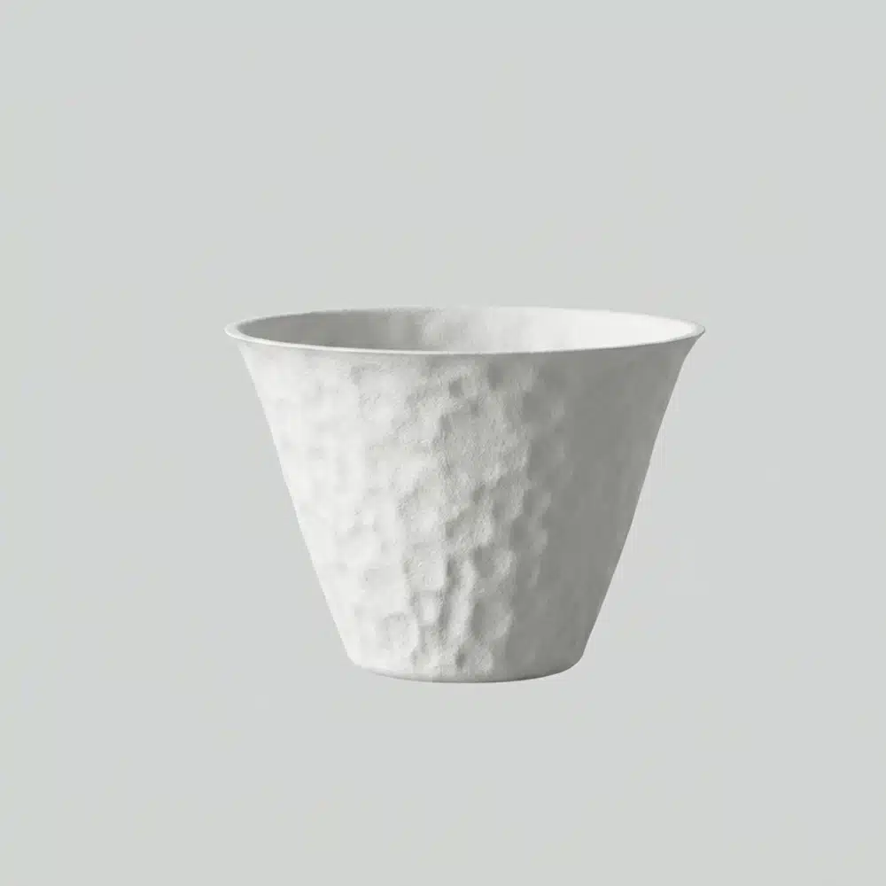 Hammered Texture Molded Pulp Ice Cream Cup