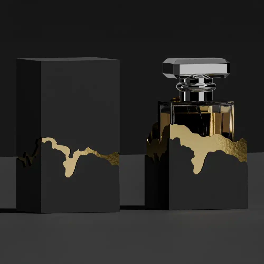 Special Crackle Lid Base Perfume Box