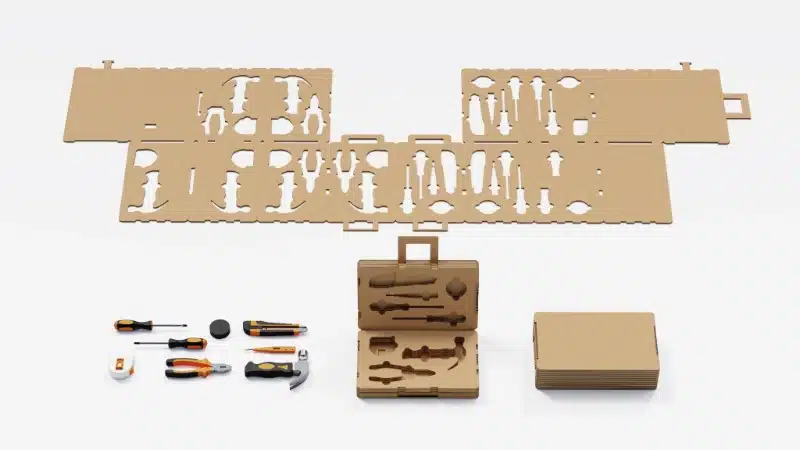Mortise and Tenon Toolbox paper structure