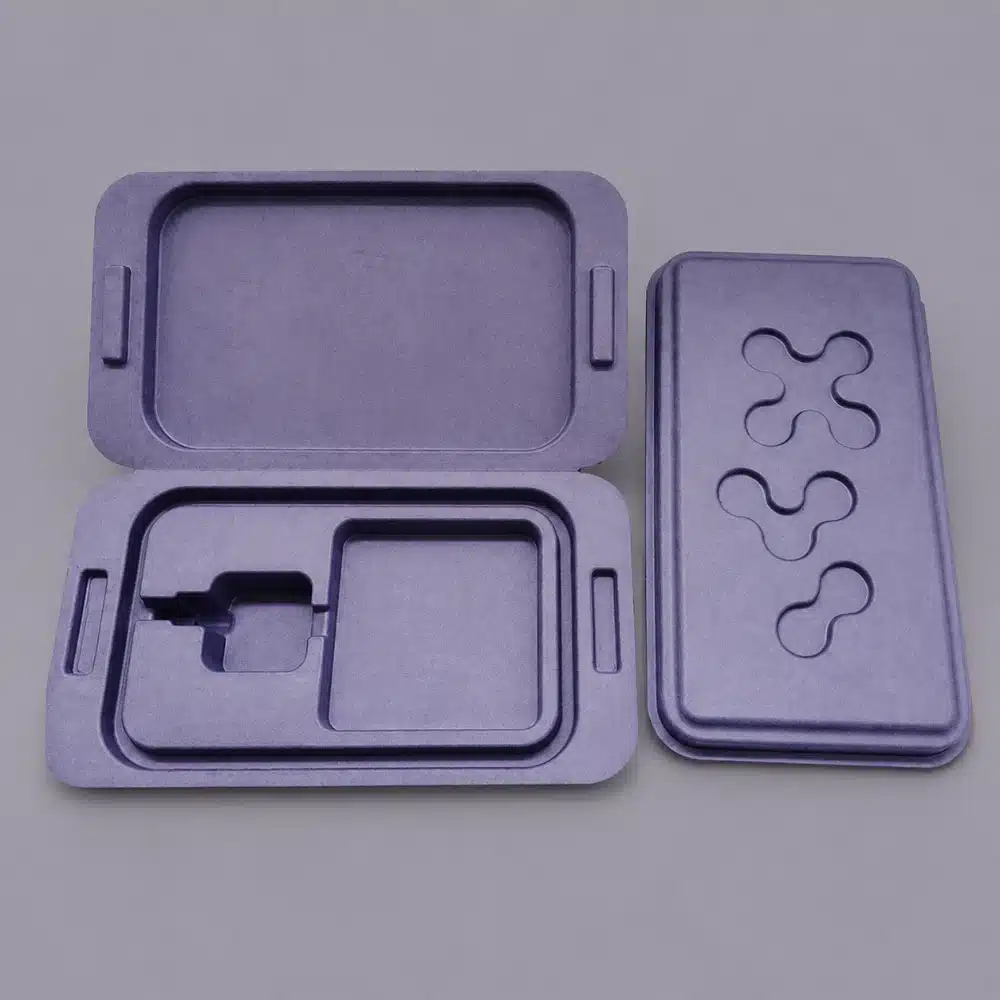 Bulk Purple Clamshell Electronics Box