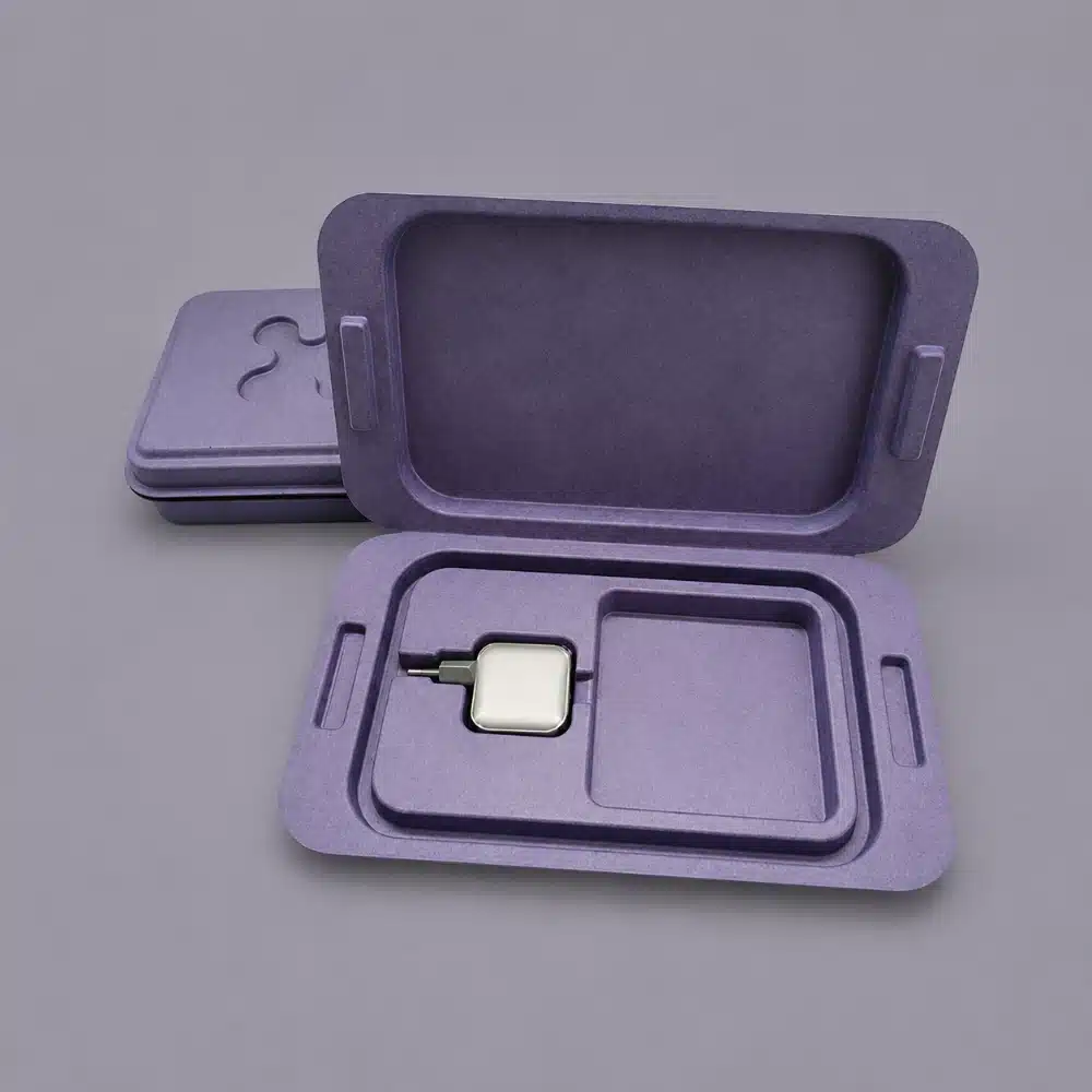Bulk Purple Clamshell Electronics Box