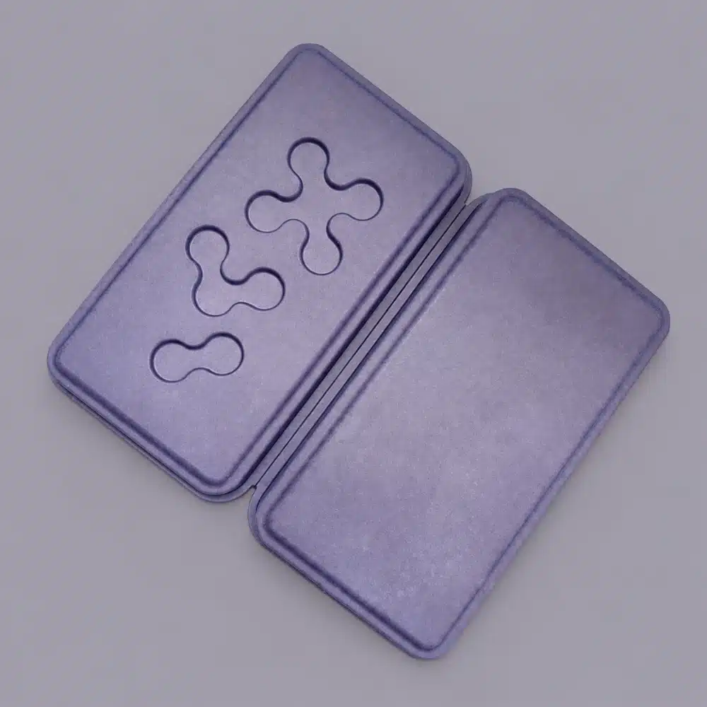 Bulk Purple Clamshell Electronics Box