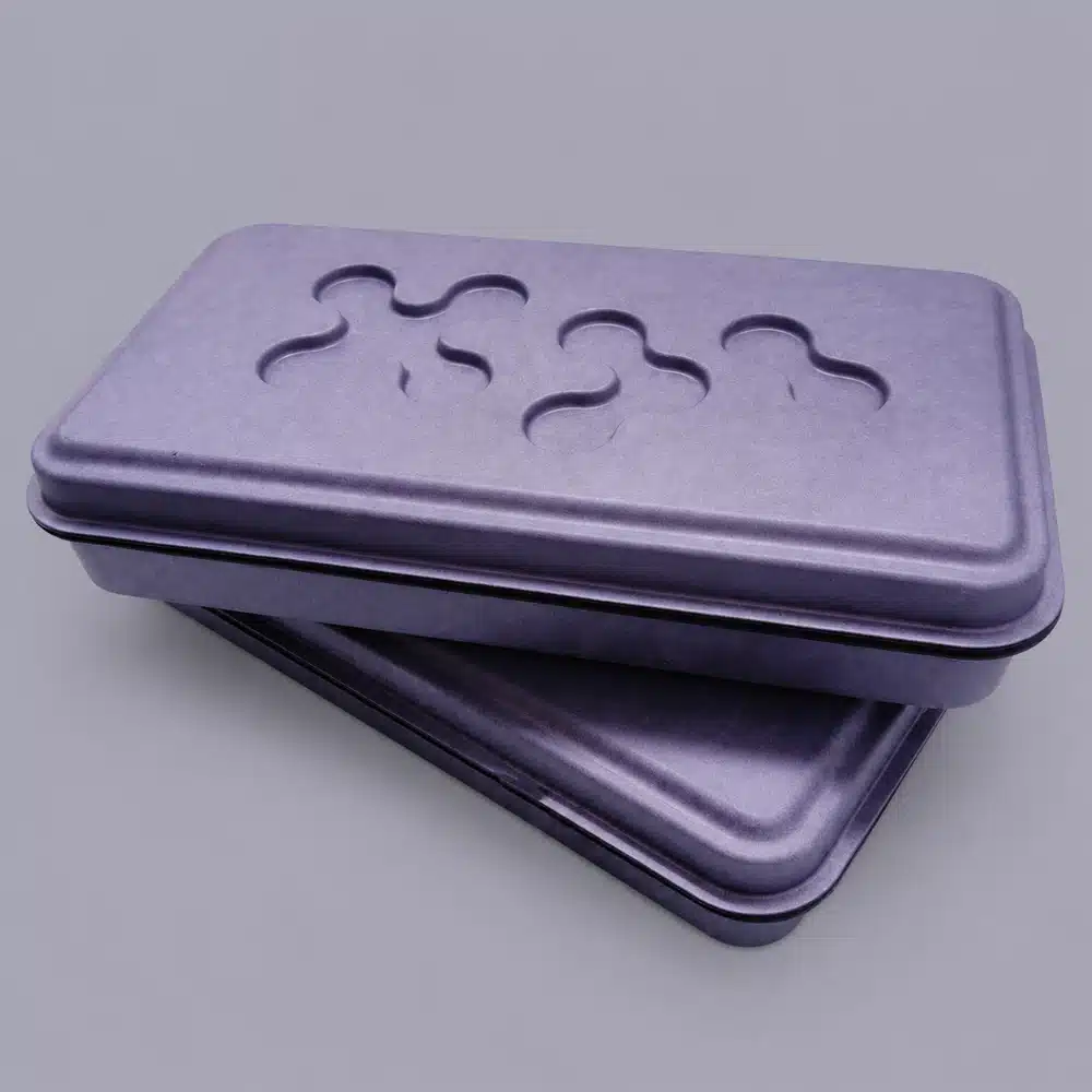 Bulk Purple Clamshell Electronics Box