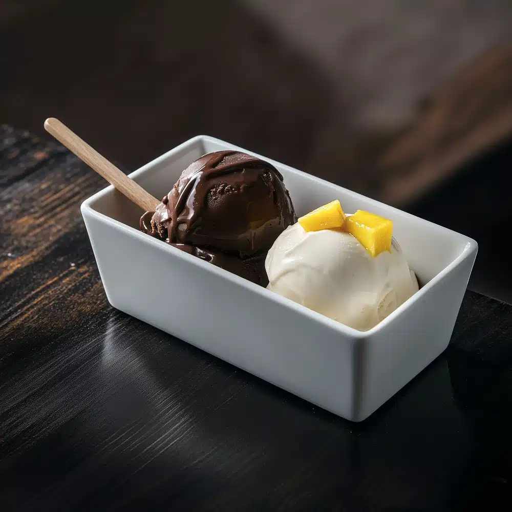 Sustainable Double Scoop Ice Cream Bowl