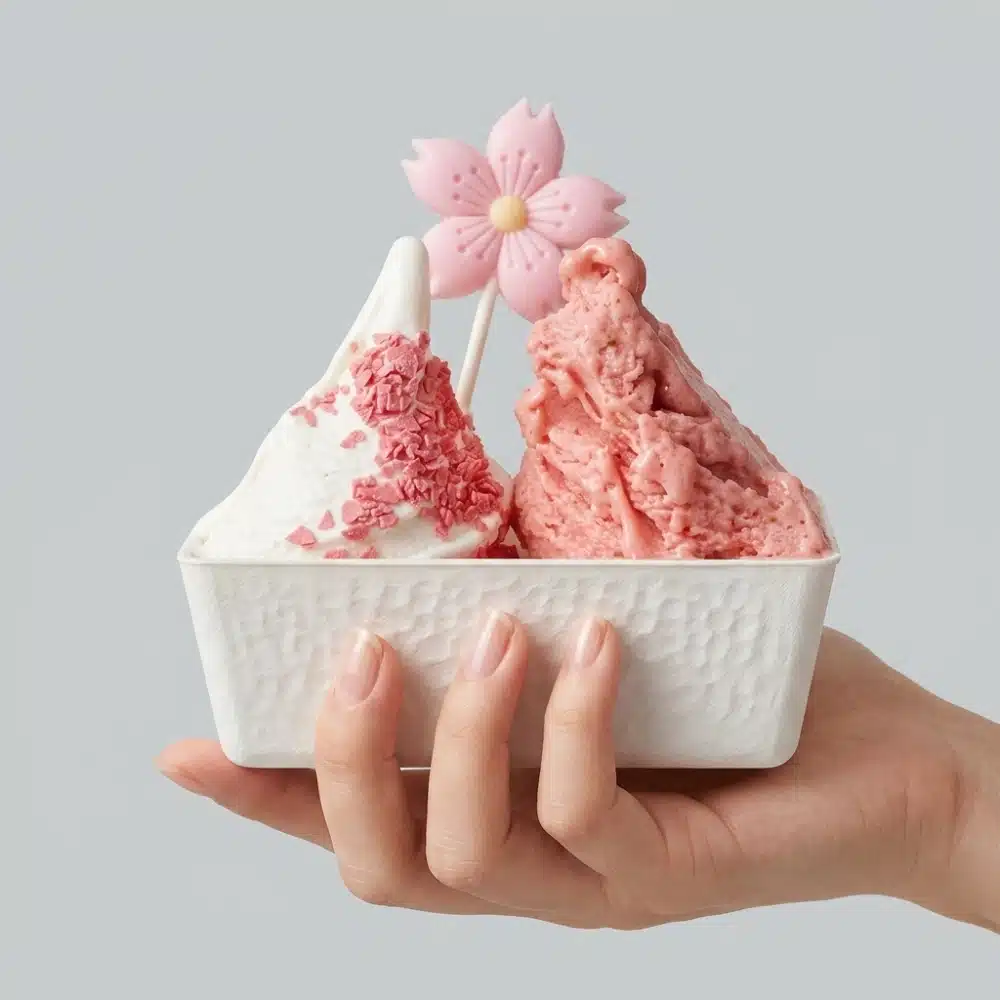 Sustainable Double Scoop Ice Cream Bowl