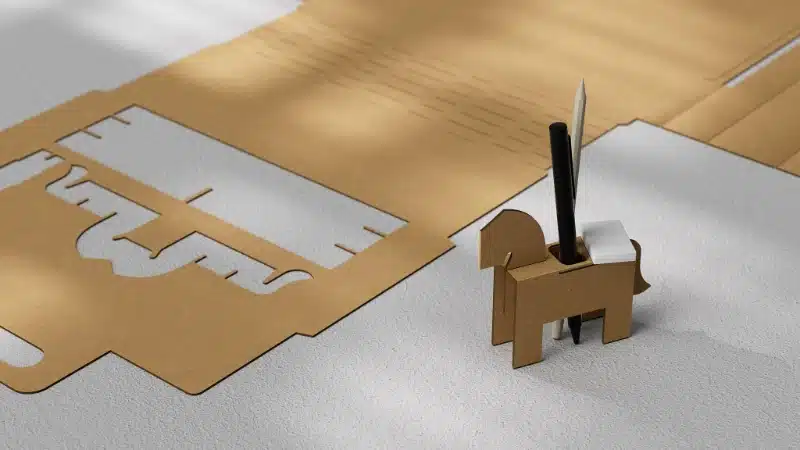 Sustainable Laptop Packaging Design paper structure