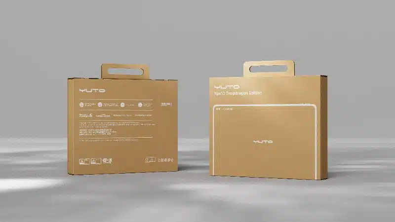 Sustainable Laptop Packaging Design inner structure