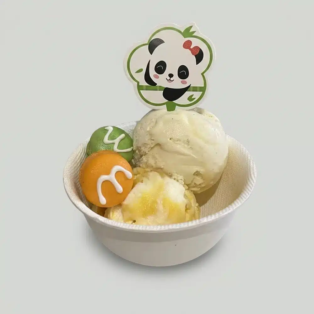 Tea Bowl Molded Pulp Ice Cream Cup