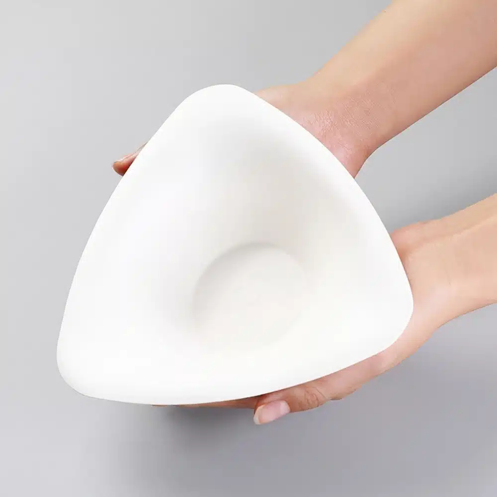 Triangle Molded Pulp Ice Cream Bowl