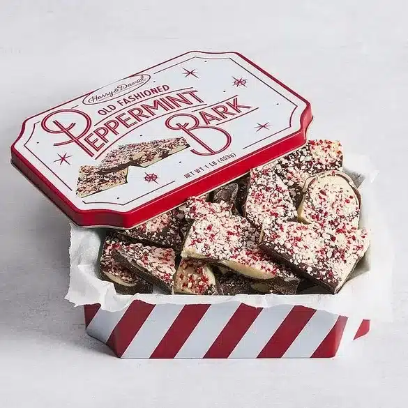 Harry and David Peppermint Bark Tin