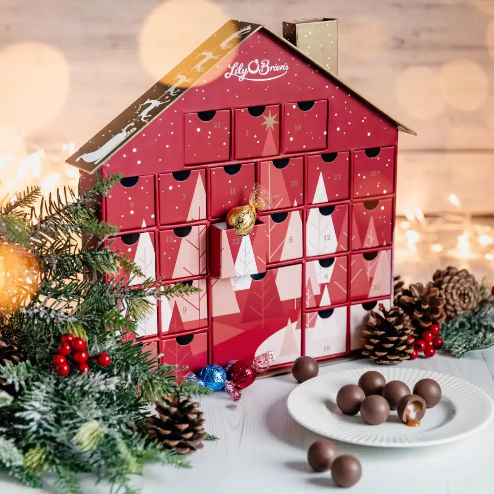 Lily O'Brien's Chocolate Truffle Advent House