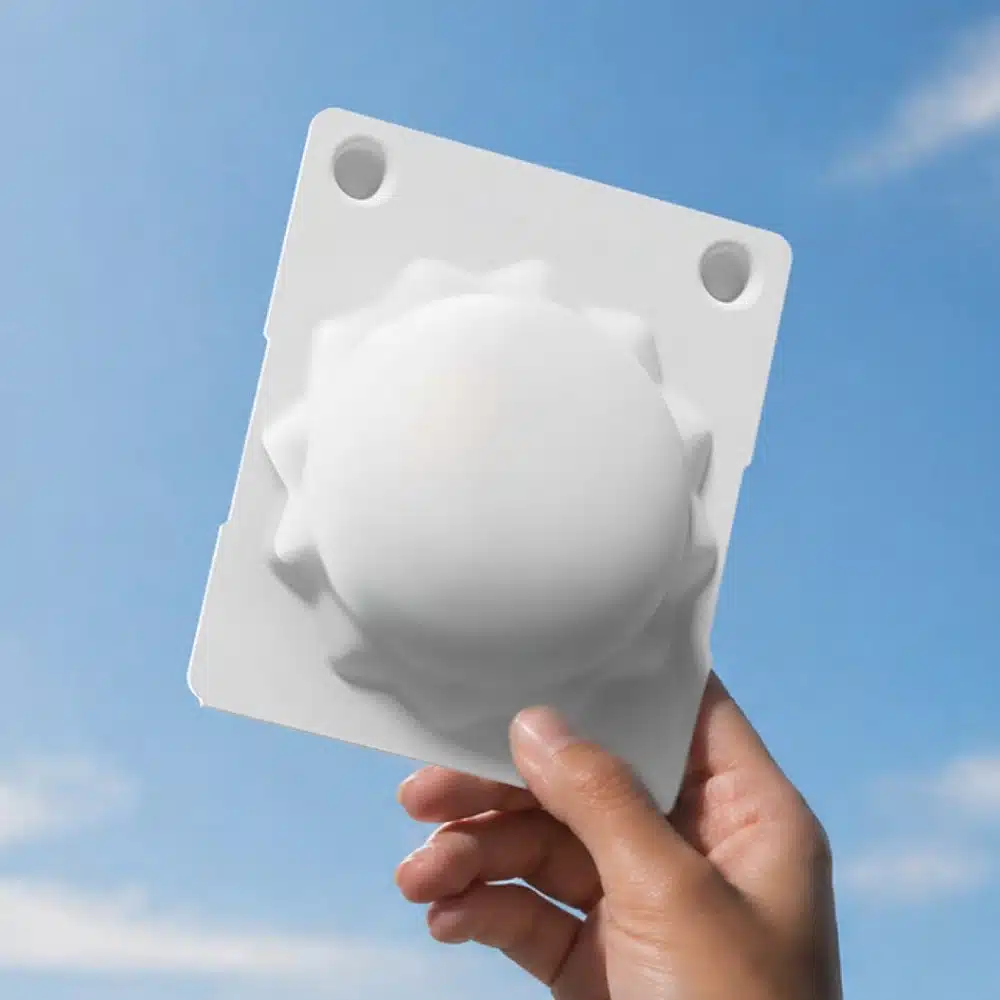 Scalloped Cavity Sunscreen Case Suppliers Molded Pulp