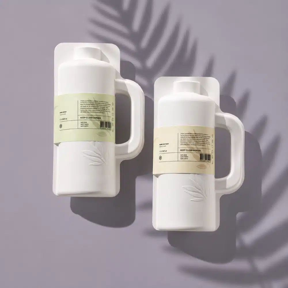 White Handle Detergent Bottle Case Wholesale