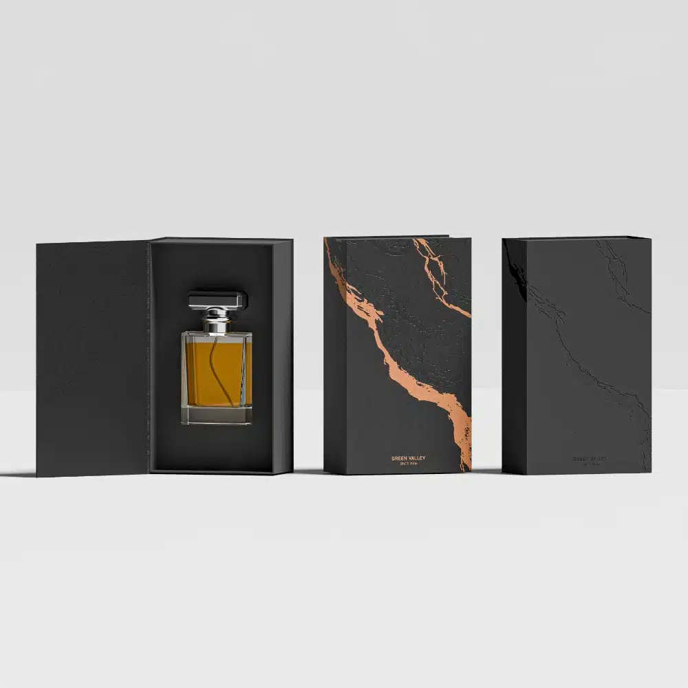Lava Crackle Luxury Perfume Packaging