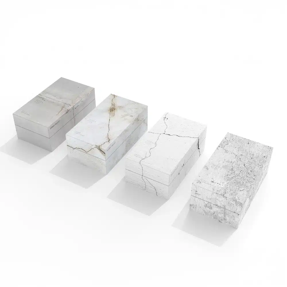 Cement Texture Flip Top Perfume Box