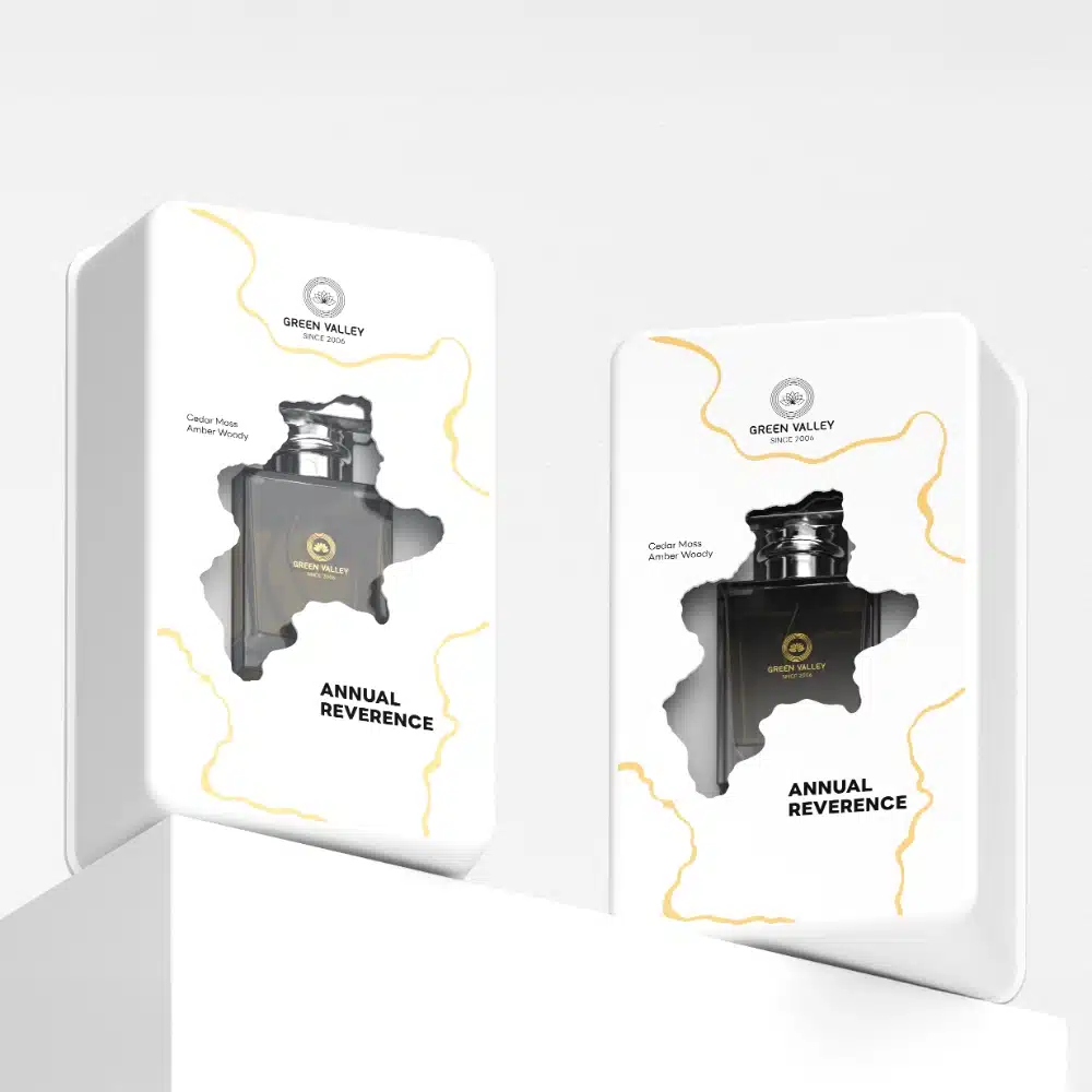 Gold Foil Line Ready Made Perfume Box